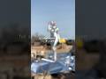 Full Silver Body Paint Art Metallic Silver Creativemakeup Shorts