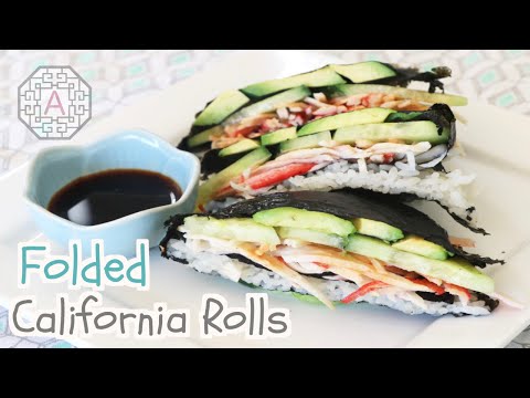 Folded Spicy California Rolls (접는 캘리포니아 롤) | Aeri's Kitchen