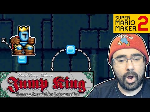 They made JUMP KING in MARIO MAKER!