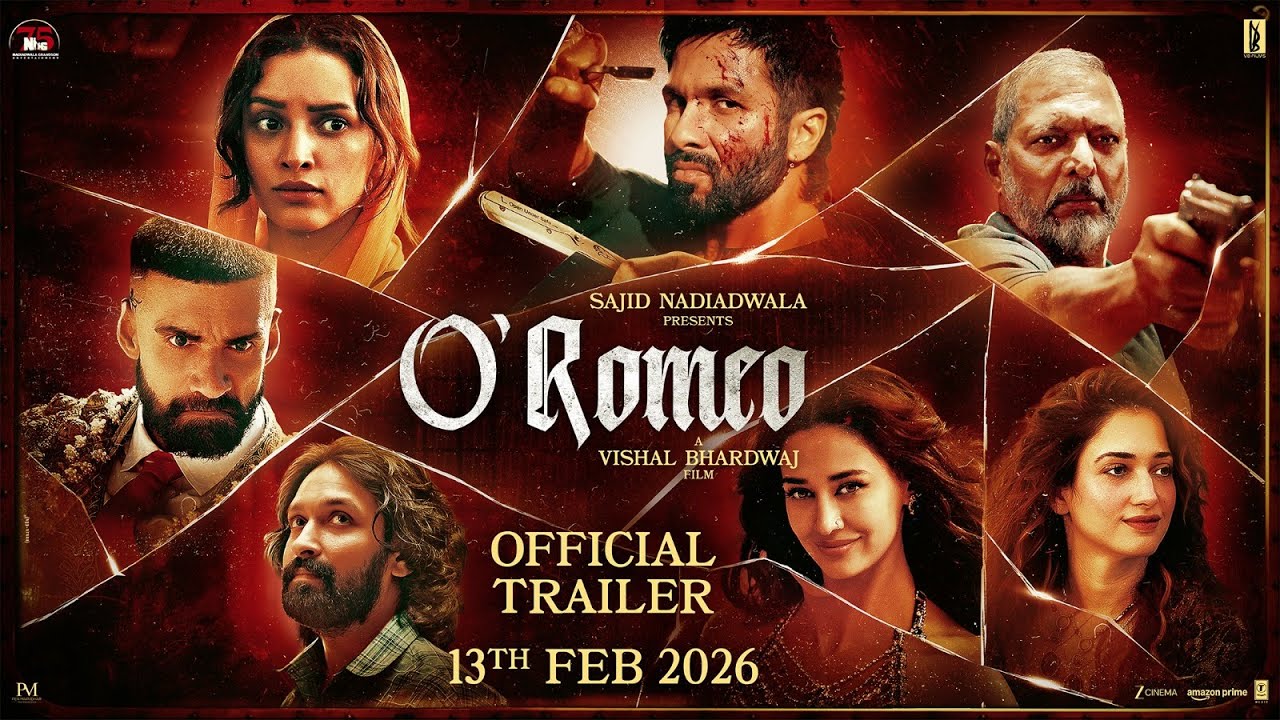 ORomeo Official Trailer | Shahid Kapoor | Triptii Dimri | 13th Feb