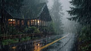 Download lagu Heavy Rain and Thunder for Sleeping - Relaxing Thunderstorm Sounds for Deep Sleep, White Noise mp3