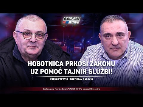 AKTUELNO: Žarko Popović i Bratislav Gagović - Hobotnica prkosi zakonu uz pomoć službi! (11.1.2023)