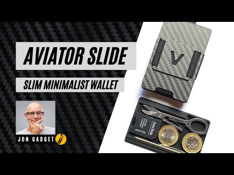 Slim Minimalist Wallet - Aviator Slide
