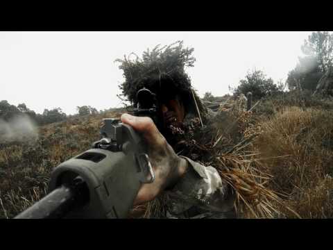 Royal Marine sniper training