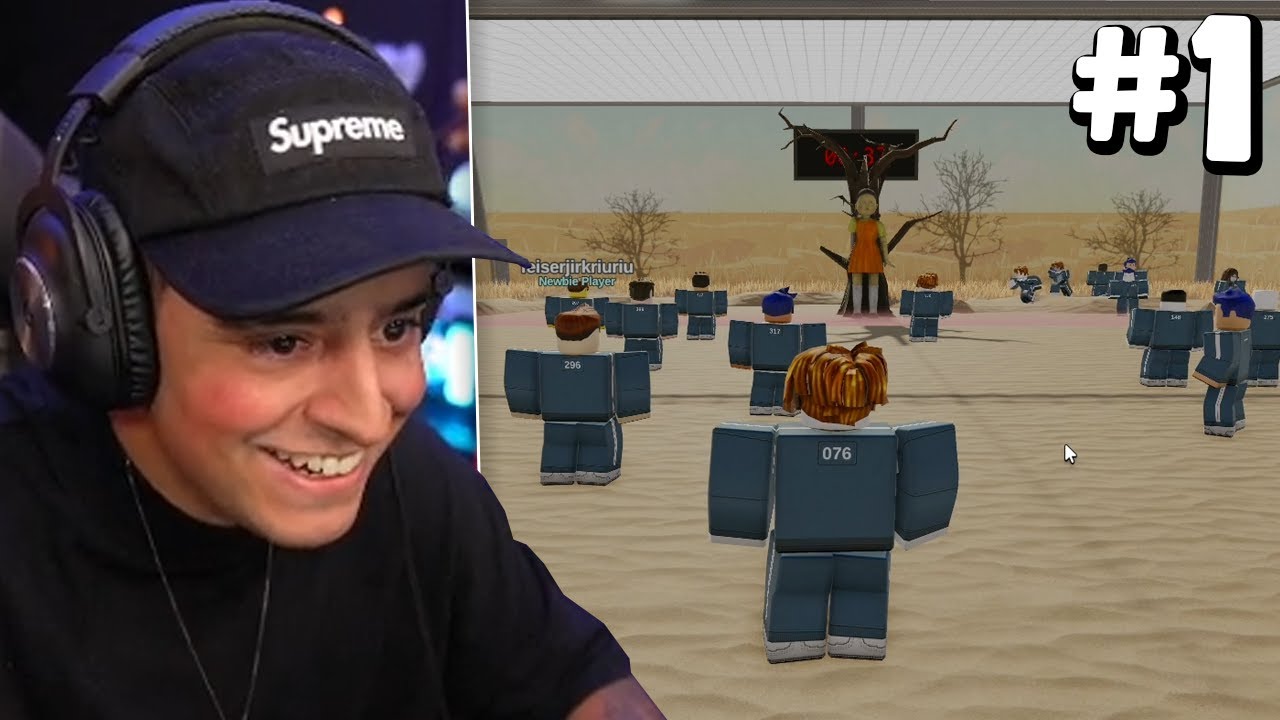 CORINGA jogando ROUND 6 no ROBLOX!!