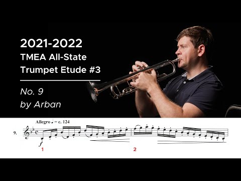 2021-2022 TMEA All-State Trumpet Etude #3 - No. 9 by Arban