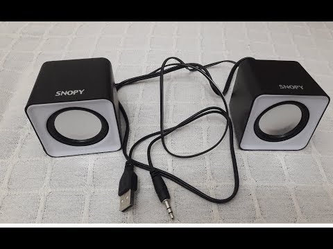 SNOPY SN-66 2.0 MİNİ USB SPEAKER KUTU AÇILIMI VE ÜRÜN İNCELEME