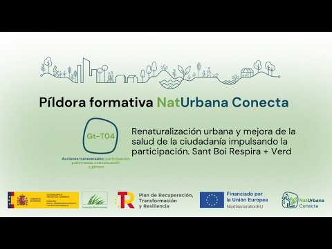 Renaturalización urbana y mejora de salud en Sant Boi de Llobregat