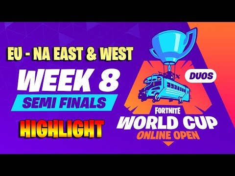 Highlight Winner Fortnite Worldcup Qualifiers - Week 8 Semi Finals - Eu & Na