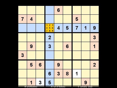 How to Solve The Hindu Sudoku Hard January 5, 2022