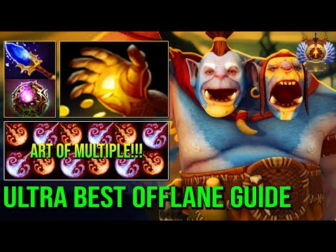 ULTRA BEST OFFLANE GUIDE Ogre Magi With Scepter + Octarine Core Nonstop Spam Stun 7.30b Dota 2