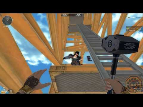 【CF】 Cross Fire China || KnockBack Hammer LV 2 - Tower Knock Back (KnockBack Mode) !
