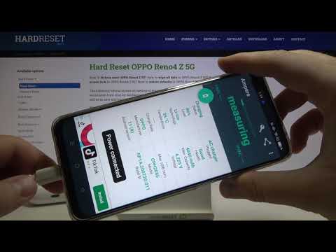How to Check Battery Info Ampere App on Oppo Reno 4Z 5G?