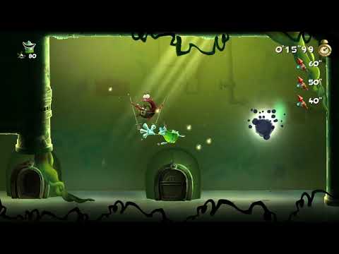 Rayman Legends 4-4 28"94 invasion speedrun  06.03.2022 I Rayman Legends