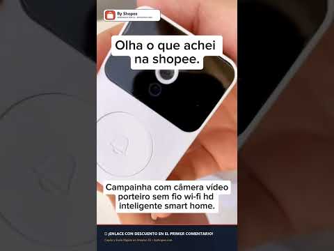Campainha Inteligente Wi-Fi HD com Câmera
