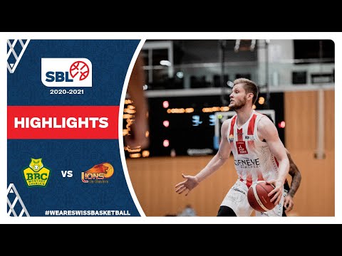 SBL 20/21  Highlights - BBC Monthey-Chablais vs. Lions de Genève