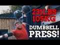 231LB OVERHEAD DUMBBELL PRESS | Arnold Classic Birmingham