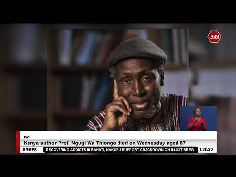 Kenyan novelist Ngugi wa Thiong'o dies