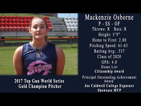 Mackenzie Osborne Softball Recruitment Video - Class of 2020 -