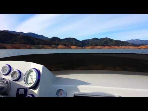 Jeff 22 daytona winter boat ride shasta lake