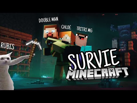 EPIC Double Man Minecraft PS4 Live Build Challenge!