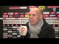 Jurgen Streppel en Jan Hoekstra reageren na onnodig gelijkspel tegen Jong Ajax.