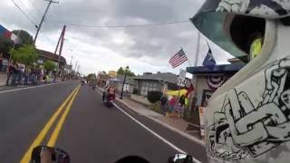2016 Gettysburg Bike Week Parade of Chrome & Devils Den GoPro on Yamaha R6