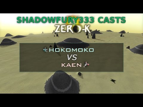 2015/08/23: hokomoko(LV) vs kaen(Hov) on Alien Desert - Zero-K