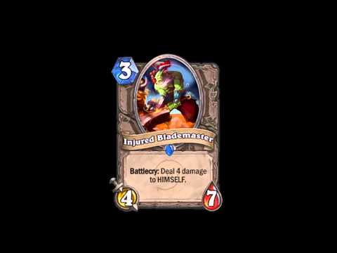 Injured Blademaster Sounds - Hearthstone