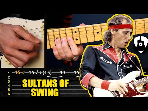 Sultans of Swing FULL Solos | Tab & Guitar Lesson | Cover TCDG