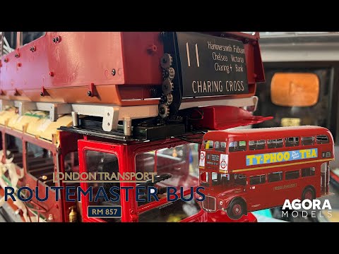 Build the London Transport Routemaster Bus RM857 1:12 Scale - Pack 8 - Stages 71-80