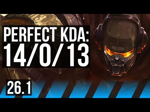 GALIO vs AKALI (MID) | Perfect KDA: 14/0/13, 31K damage | KR Master | 26.1