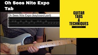 Oh Sees Nite Expo Guitar Lesson Tutorial With Tabs