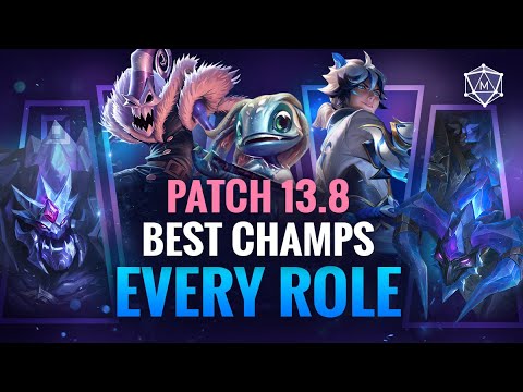 BEST Champions in EVERY ROLE in Patch 13.8 League of Legends
