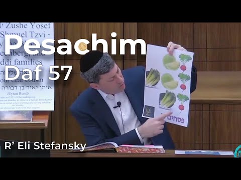 Daf Yomi Pesachim Daf 57 by R’ Eli Stefansky