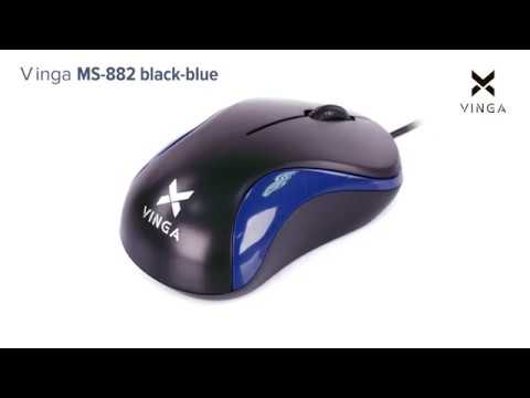 Мышь Vinga MS-882 Black/Blue