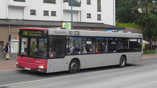 preview picture of video '[Sound] Bus MAN NL 223 (Wagennr. 7305) der Rheinbahn AG Düsseldorf'