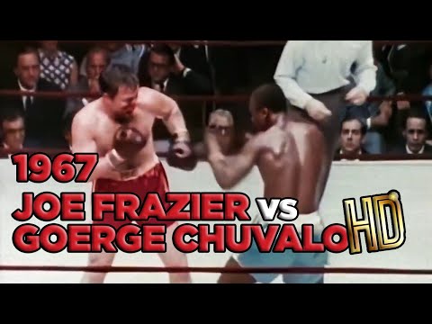 Joe Frazier vs George Chuvalo | REMASTERED VERSION | HD | 1967 | EARLY STOPPAGE