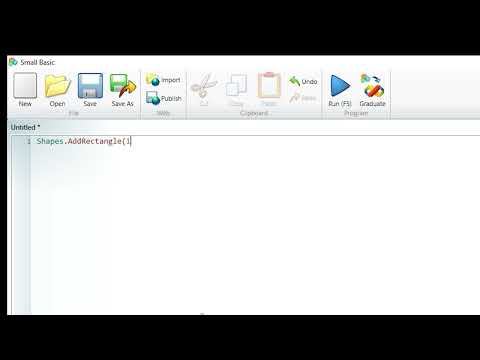 Small Basic Adding Rectangles With The Shapes Object