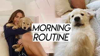 Download lagu my morning routine with my puppy! morning with my golden retriever puppy mp3