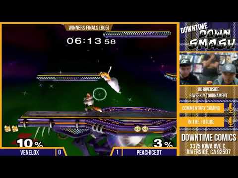 Downtime Downsmash #8 - PeachIcedT (Peach) vs Venelox (Fox) - Winners Finals