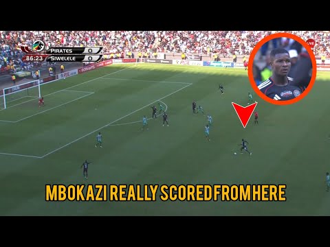 Orlando Pirates⚪️⚫️Mbokazi top perfomance🔥vs Siwelele FC🇿🇦 | He scored a rocket🔥