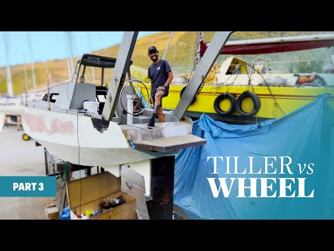 Boat Building: Changing tiller to wheel conversion ⛵️ Ep8