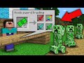 Minecraft NOOB vs PRO: WHY NOOB SELL STRANGE SWORD ALL THIS CREEPER? Challenge 100% trolling