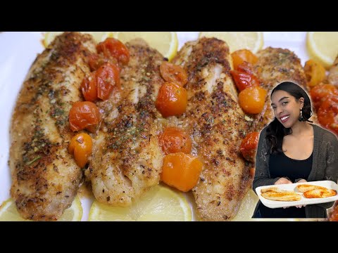 Easy Oven Baked Fish Recipe | Quick & Easy Dinner | Healthy Meal Prep