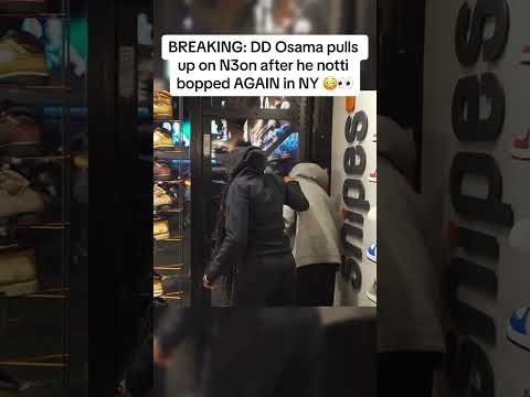 DD Osama Pulls Up On N3on after he NOTTI Bop In NY Again 😱 #shorts