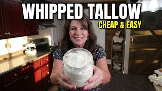Stop Buying Expensive Skincare! Make This Whipped Tallow Balm Instead