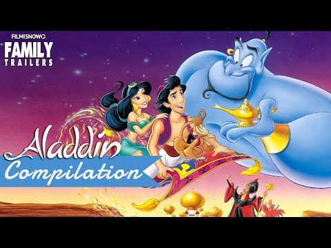 ALADDIN | All the BEST Clips and Trailer Compilation for Disney Classic Movie