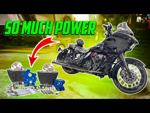 Harley Davidson Road glide cvo with S&S 128 kit build!