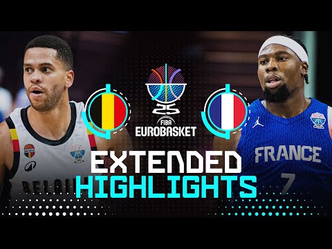 Belgium 🇧🇪 vs France 🇫🇷 | Extended Highlights | FIBA EuroBasket 2025
